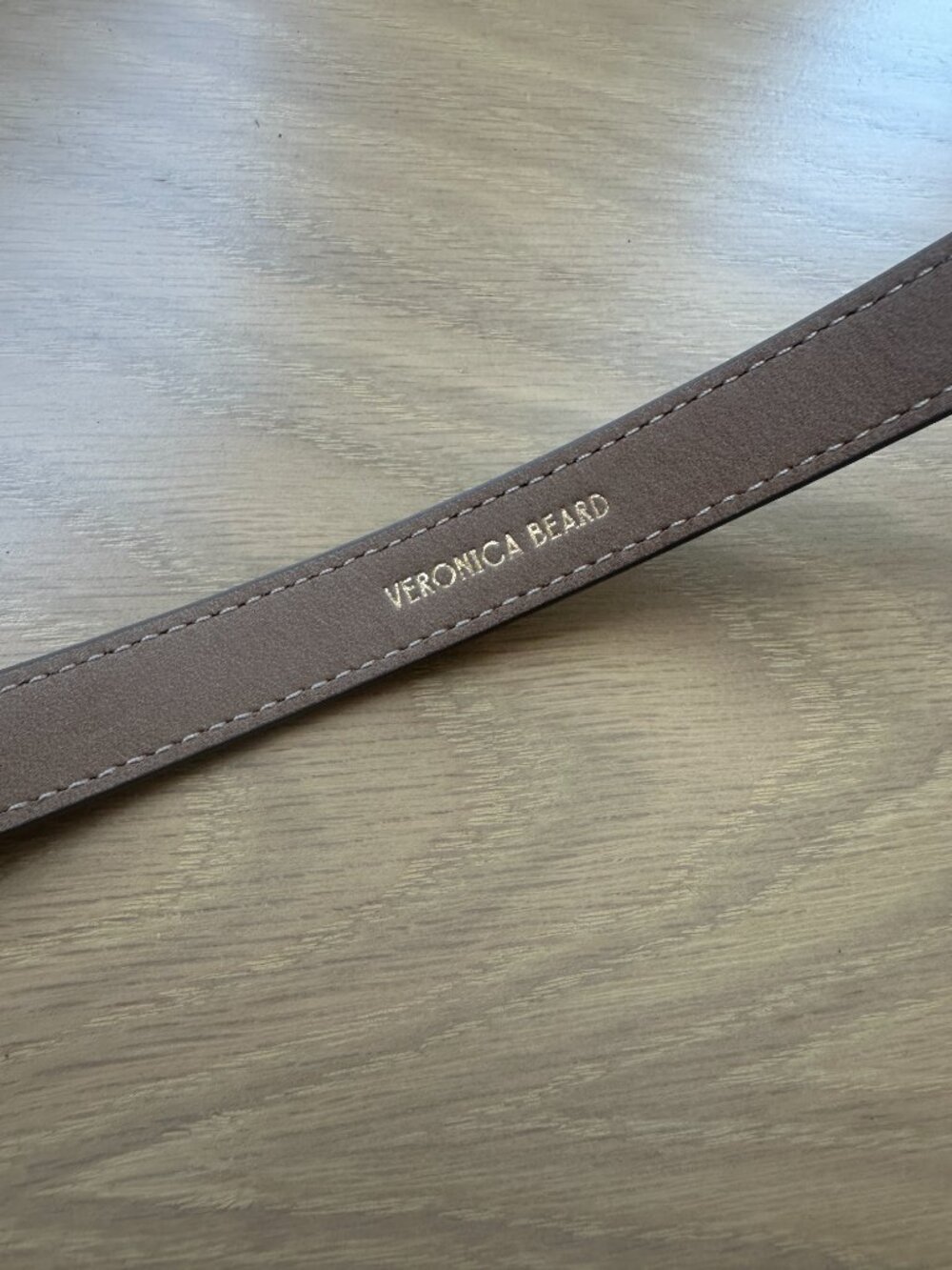 Veronica Beard Dash Suede Belt Beige Taupe *WORN TWICE* - Picture 5 of 5